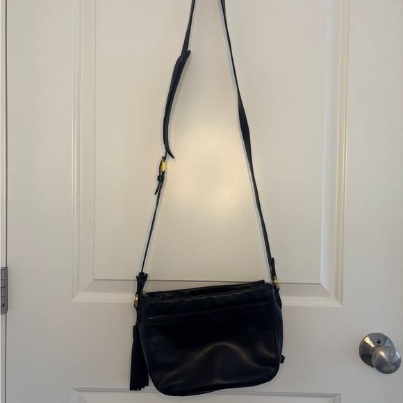 Cole Haan Black Leather Crossbody Bag - Picture 4 of 8